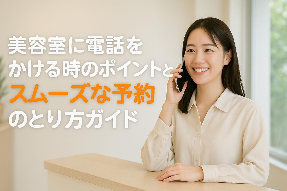 美容 院 の 予約 電話